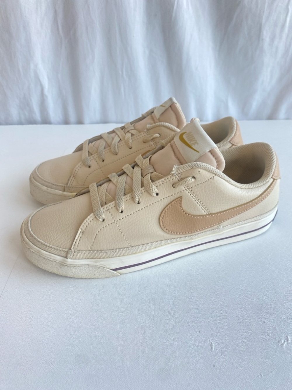 Nike Women's Court Legacy Next Nature Sand Drift/Bronzine Sneakers Size 8.5